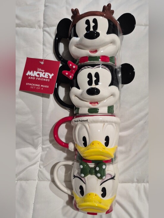 Disney Other - Stacking Mugs - Mickey and Friends